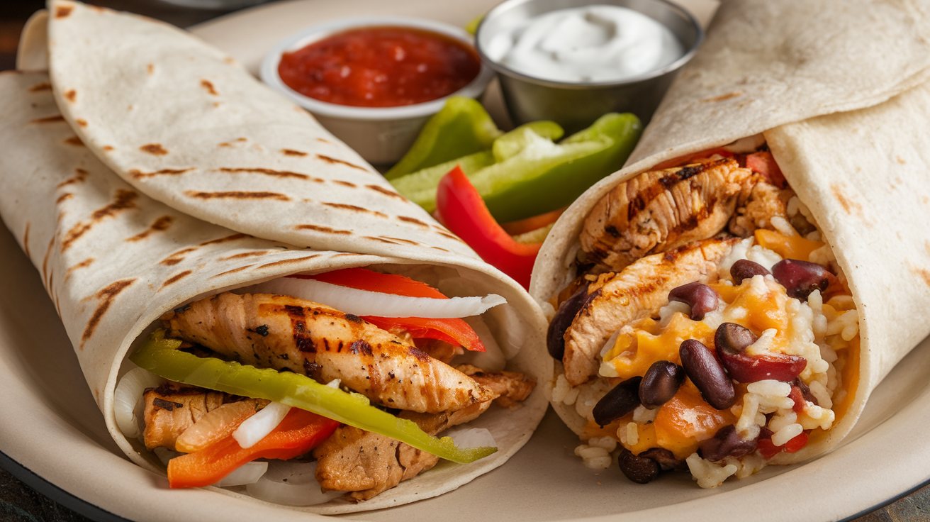 Chicken Fajitas vs Chicken Burritos: What’s the Difference?