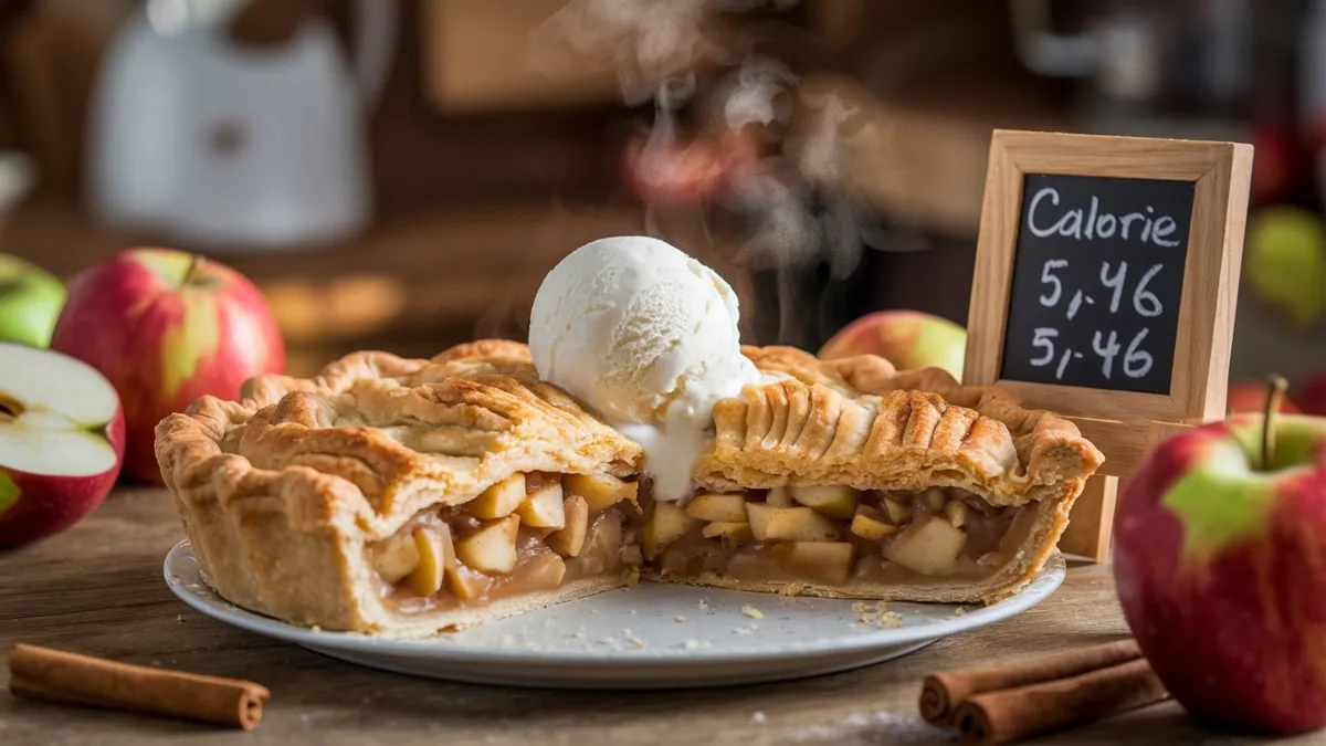 Main Image of Classic Apple Pie Alt Text: A freshly baked classic apple pie with a golden, flaky crust, served on a wooden table with a scoop of vanilla ice cream beside it. Apple Pie Ingredients Image Alt Text: Ingredients for a classic apple pie, including sliced apples, butter, and sugar, laid out on a kitchen counter. Pie Assembly Image Alt Text: An unbaked apple pie being assembled, with apple slices filling the crust and a top crust being placed over it. Serving Apple Pie Image Alt Text: A slice of classic apple pie served with a dollop of whipped cream on a white plate.